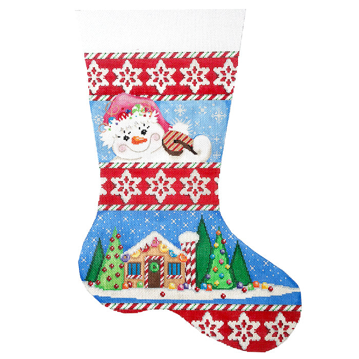 AT CS295 - Snowman and Gingerbread House Stocking
