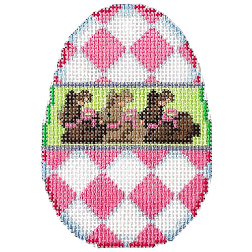 AT EG320 - Pink Harlequin/Bunny Egg