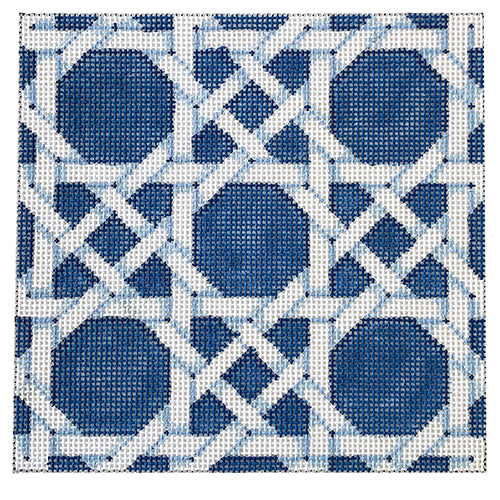 AT IS503B - Blue/White Caning Square Insert