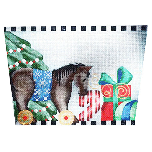 AT ST830 - Horse on Wheels Stocking Cuff