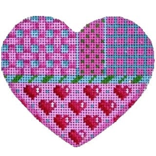 AT HE808 - Pink Patterns Heart