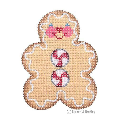BB 0714 - Gingerbread Man - Peppermint Buttons