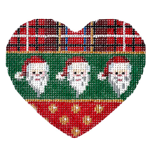 AT CT1240 - Plaid/Santas/Dots Heart