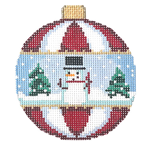 AT CT1801 - Snowman/Trees Ball Ornament