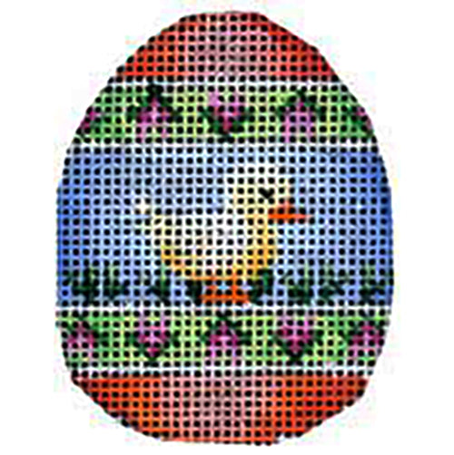 AT EG473 - Chick / Tulip Stripes Mini Egg