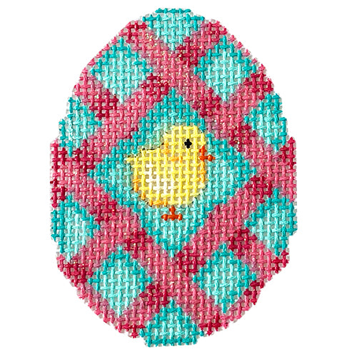 AT EG470 - Pink Lattice/Chick Mini Egg