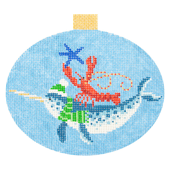KB 1680 - Festive Sea Friends - Narwhal and Lobster