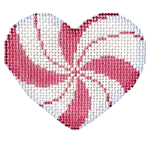 AT HE668P - Peppermint Swirl Mini Heart/Pink