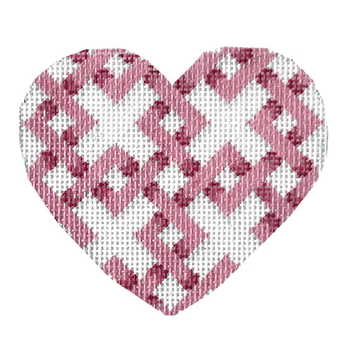 AT HE859 - Pink Diamond Lattice Heart