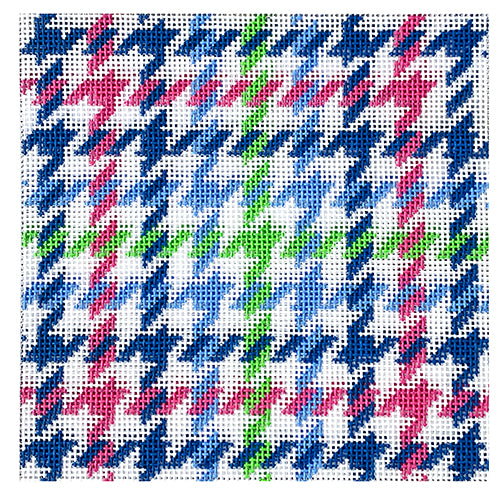 AT IS505 - Navy/Pink Glen Plaid Square