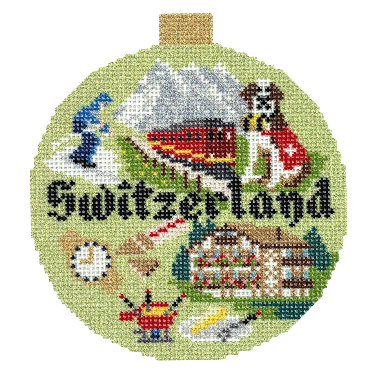 KB 1702 - North Pole Ornament – Bradley Needlepoint Company