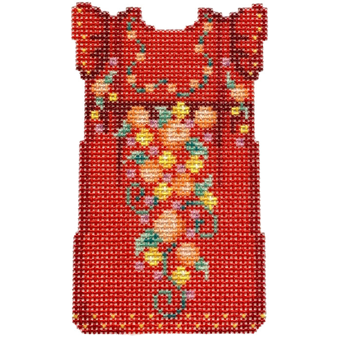 NTG TS041 - Red/Orange Mini Oaxaca Dress