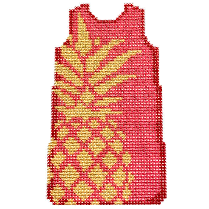 NTG TS220 - Pineapple Stencil Mini Shift/Pink