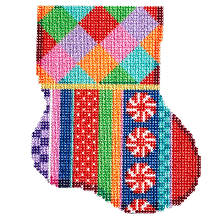 NTG TS358 Harlequin/Jolly Stripe Mini Sock