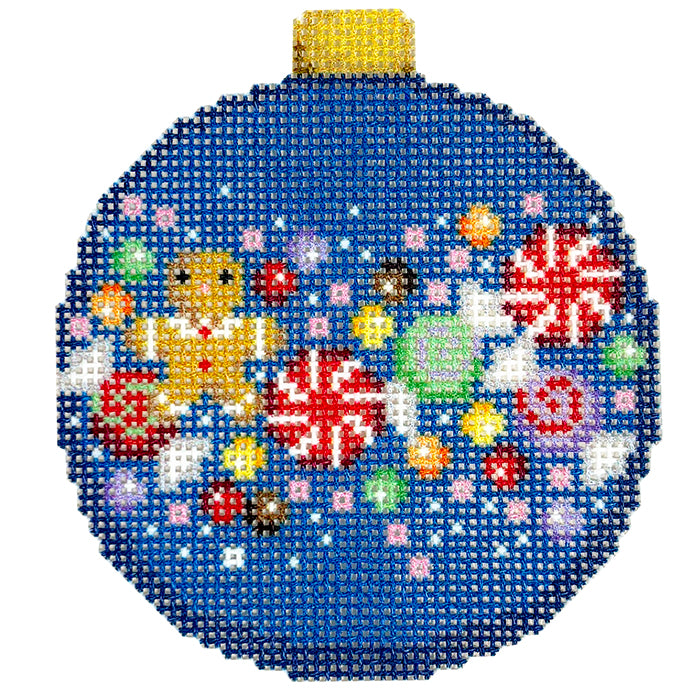 NTG TS318 - Gingerbread Confetti Ball Ornament