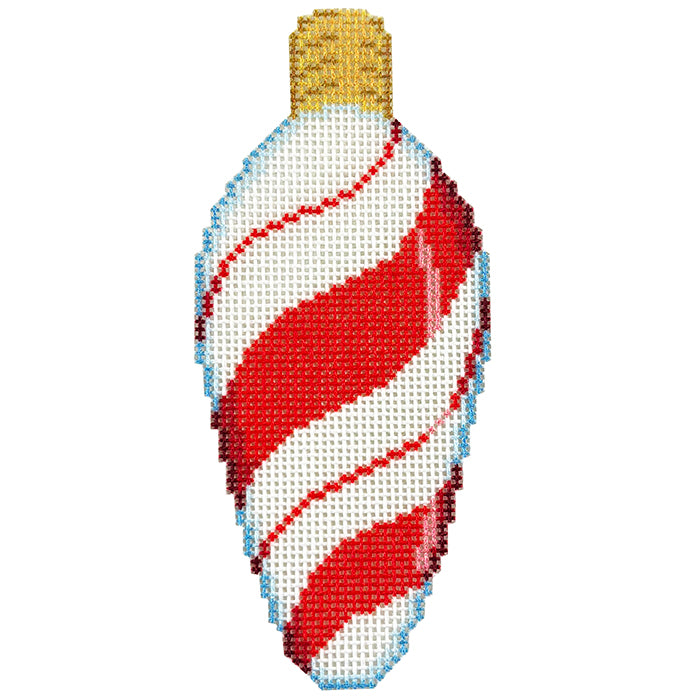 NTG TS324R Red Peppermint Swirl Light Bulb