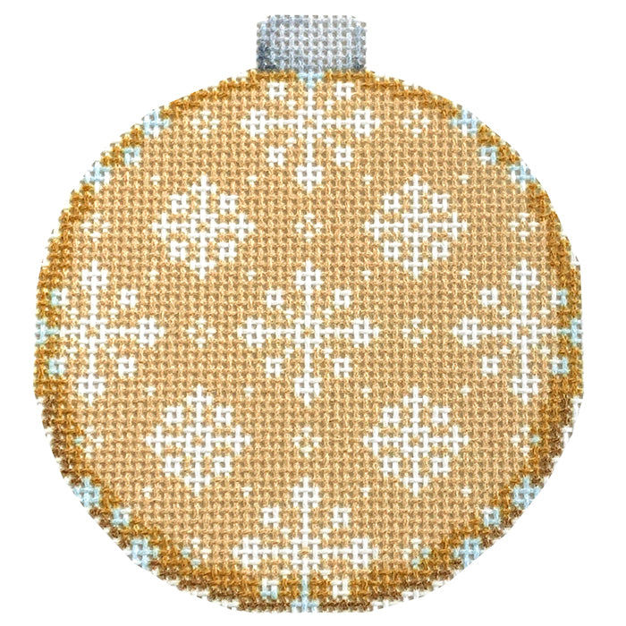 NTG TS332 Snowflake Repeat on Gold Ball