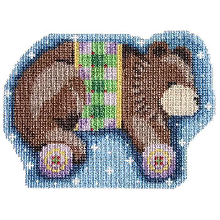 NTG TS360 - Brown Bear on Wheels Ornament