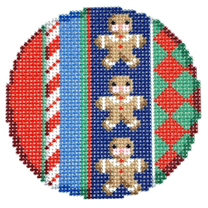 NTG TS365 - Jolly Stripe Gingerbread Round