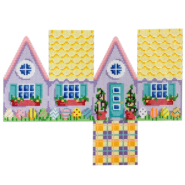 NTG TS384 Yellow Scallop Roof Easter Cottage