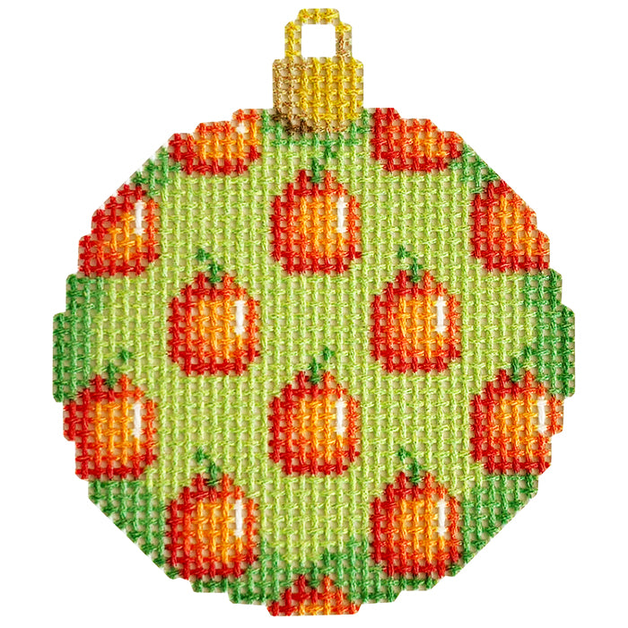 NTG TS588 - Pumpkins on Lime Mini Ball