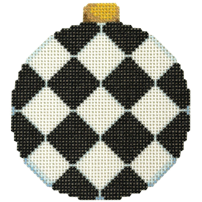 NTG TS605 - Black Harlequin Ball Ornament
