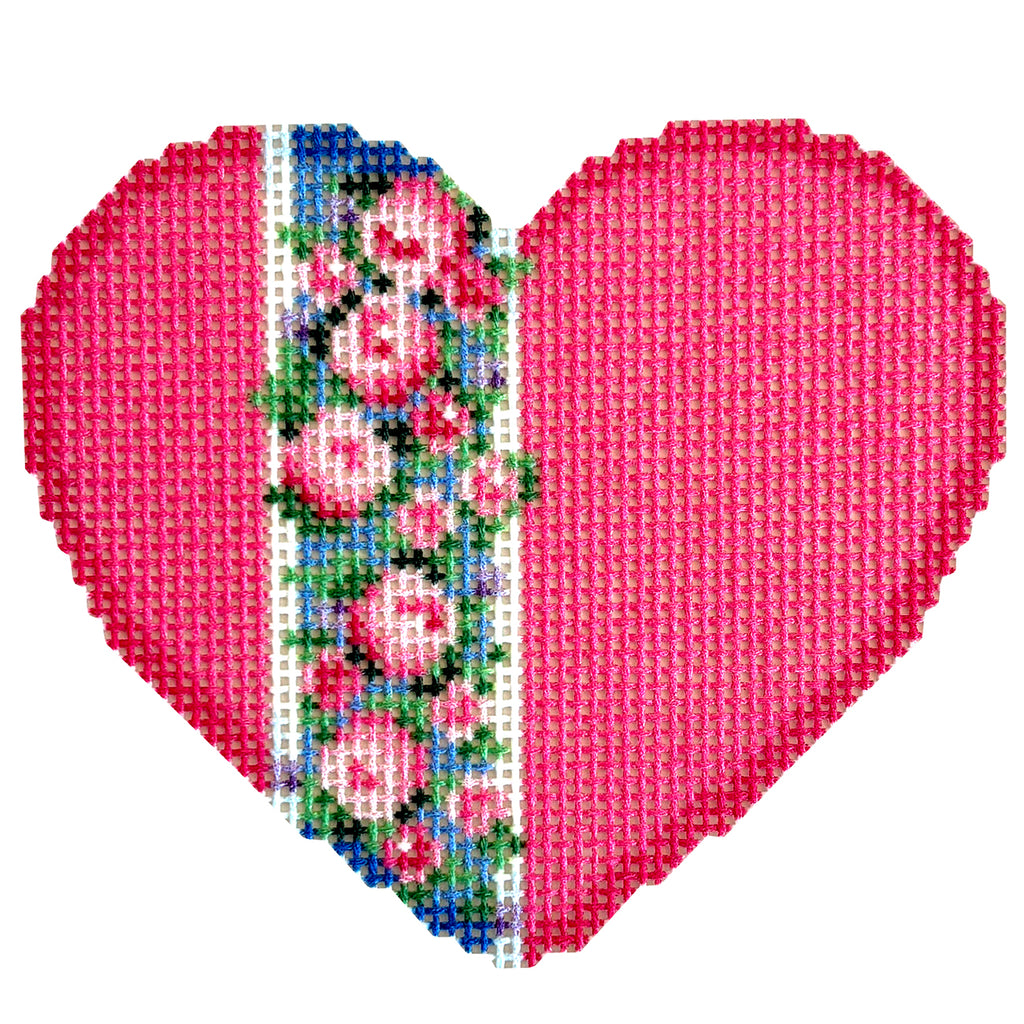 NTG TS910 - Vertical Rose Border Heart