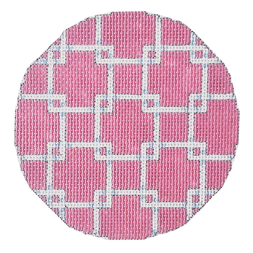 AT RD803P - Square Lattice Round/Pink