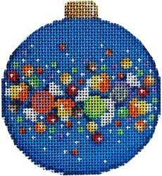 AT EE1204 - Halloween Candy Confetti Ball Ornament