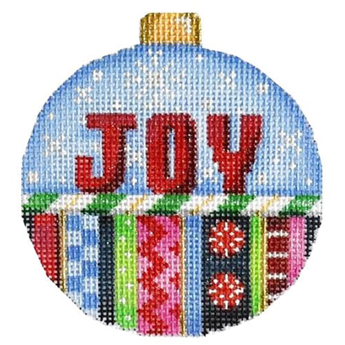 NTG TS346 Joy/Stripes Ball Ornament Large