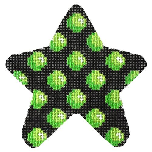 AT EE1406L - Lime Coin Dot Halloween Mini Star