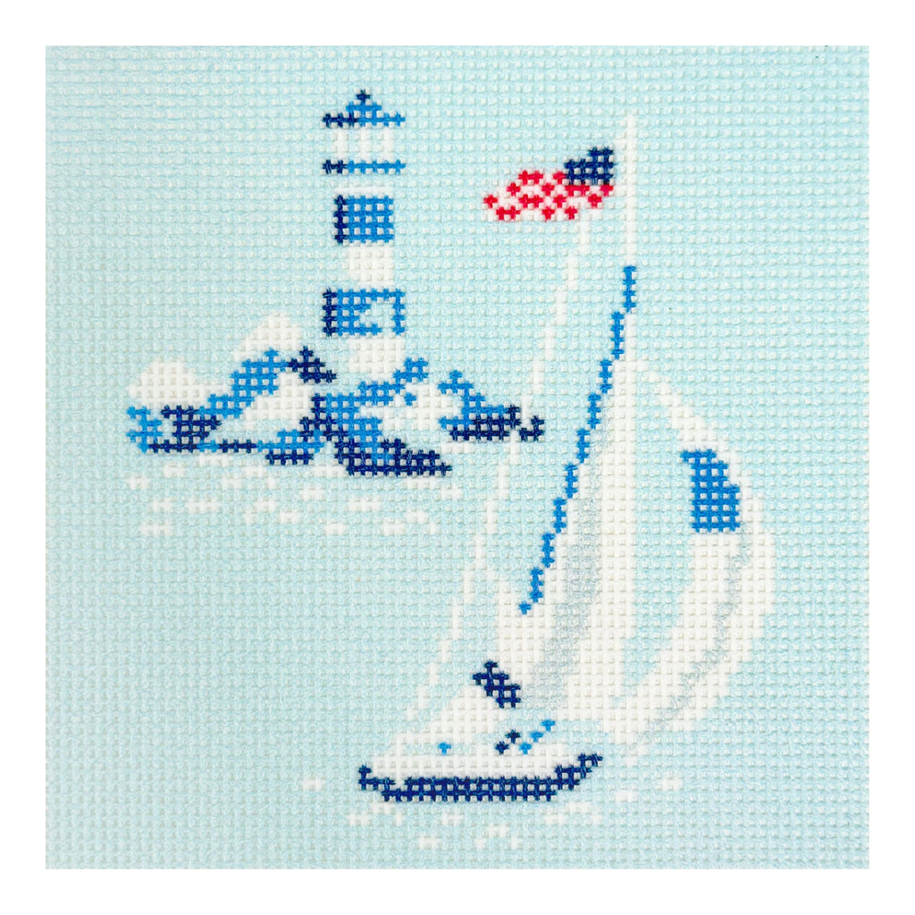 NTG KB242 - Regatta Coaster - Sailboat and Lighthouse