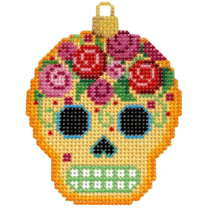 NTG TS437 - Sugar Skull Ornament/Gold