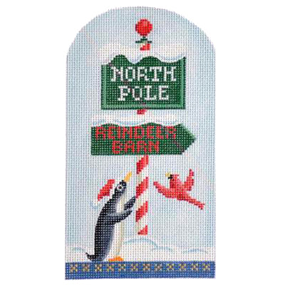 KB 1211 - North Pole - Penguin & Sign