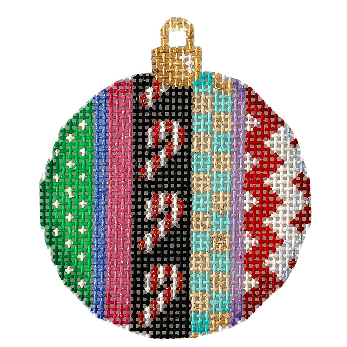 AT CT1495 - Candy Cane/Patterns Mini Ball