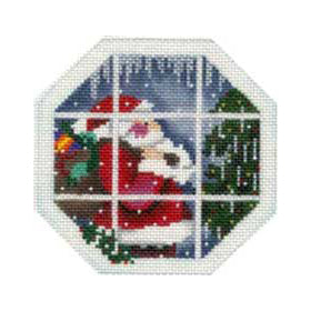 AT CT461 - Santa/Tree Octagon Ornament