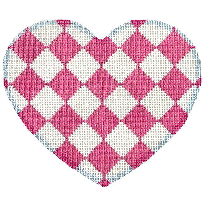 AT HE1012P - Harlequin Heart/Pink