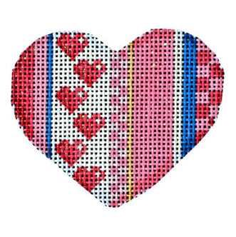 AT HE663 - “Be Mine” Stripe Mini Heart II