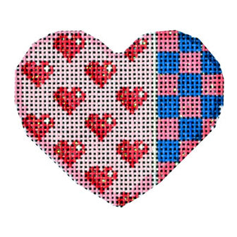 AT HE665 - Hearts/Squares Mini Heart