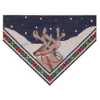 AT ST631 - Reindeer/Plaid Stocking Top