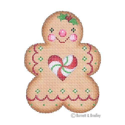 BB 0926 - Gingerbread Girl - Heart Peppermint Center