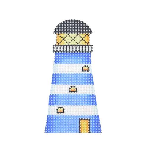 BB 1640 - By the Sea - Lighthouse with Blue & White Stripes