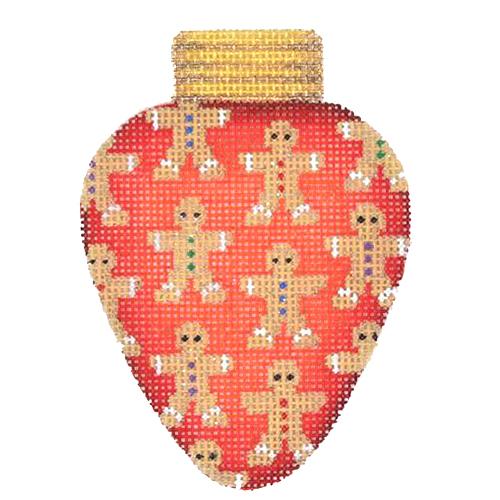 BB 2822 - Christmas Light - Red with Gingerbread Men