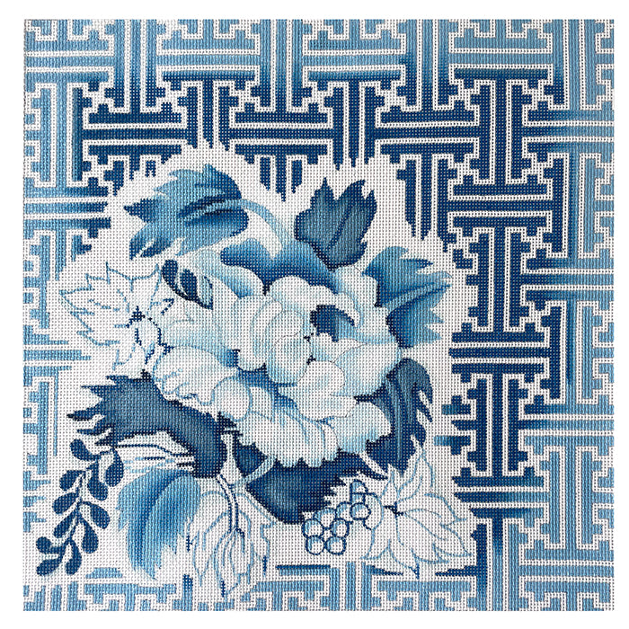 AT D1902 - Floral Fretwork Chinoiserie