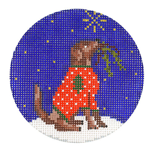 KB 1540 - Midnight Chocolate Labrador Round