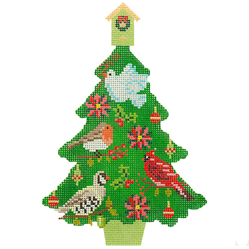 KB 1610 - Christmas Birds Tree
