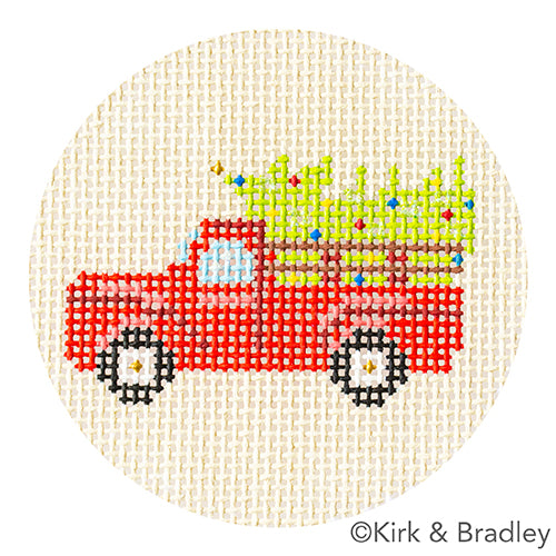 KB 1575 - Advent Ornaments - Truck with Tree