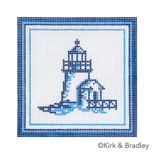 KB 1654 - Nautical Coaster - Lighthouse in Blue