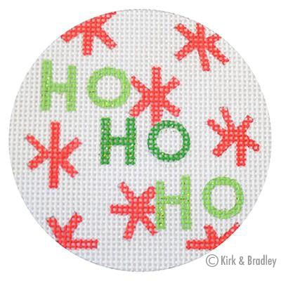 KB 286 - Ho Ho Ho Christmas Circle White