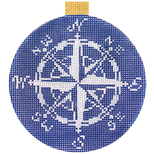 KB 1632 - Compass Rose Ornament - Navy